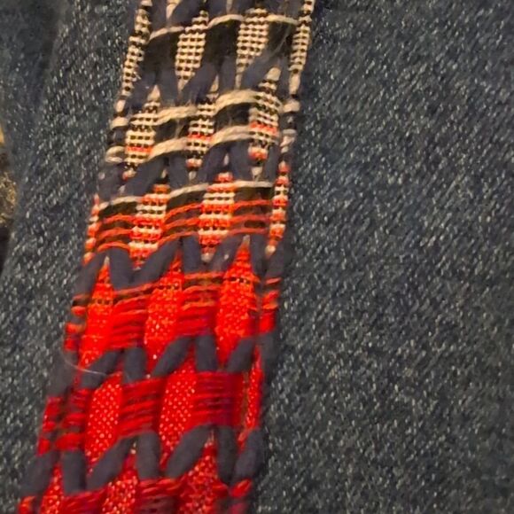 Anthropology Levi's Crafted woven side panels denim high waisted jeans size 27 - Picture 6 of 15